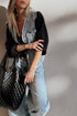 Frayed Edge Snap Front Flap Pocket Denim Vests